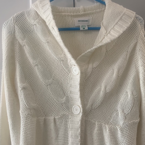 Ivory Maternity Sweater - Picture 2 of 2